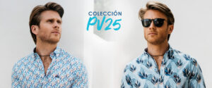 camisas estampadas hombre 2025